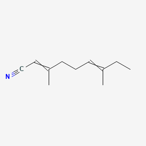 molecular formula C11H17N B1582404 3,7-Dimethylnona-2,6-dienenitrile CAS No. 61792-11-8
