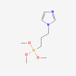 molecular formula C9H18N2O3Si B1582412 1-(3-(Trimethoxysilyl)propyl)-1H-imidazole CAS No. 70851-51-3