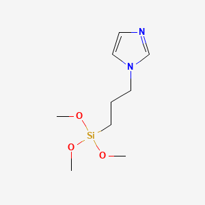 molecular formula C9H18N2O3Si B1582412 N-(三甲氧基甲硅烷基丙基)咪唑 CAS No. 70851-51-3