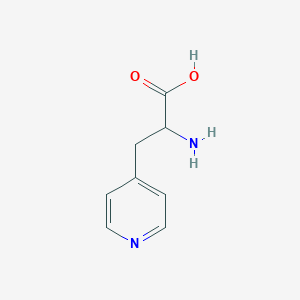 molecular formula C8H10N2O2 B158243 2-Amino-3-(pyridin-4-YL)propanoic acid CAS No. 1956-21-4
