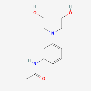 molecular formula C12H18N2O3 B1582439 N-(3-Bis(2-hydroxyethylamino)phenyl)acetamide CAS No. 92-02-4