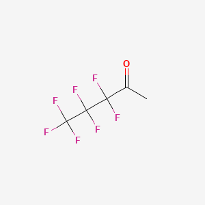 molecular formula C5H3F7O B1582444 3,3,4,4,5,5,5-Heptafluoropentan-2-one CAS No. 355-17-9