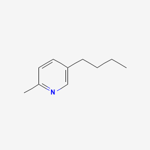 molecular formula C10H15N B1582454 5-Butyl-2-methylpyridine CAS No. 702-16-9