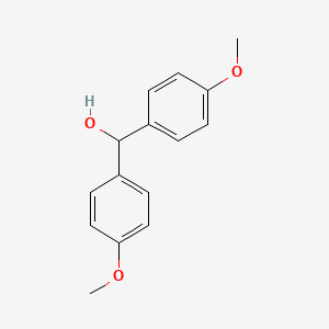 molecular formula C15H16O3 B1582456 4,4'-Dimethoxybenzhydrol CAS No. 728-87-0