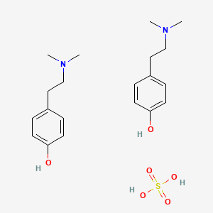 molecular formula C20H32N2O6S B1582468 Anhaline sulfate CAS No. 622-64-0