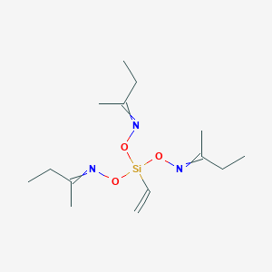 molecular formula C14H27N3O3Si B1582477 2-丁酮，O,O',O''-(乙烯基甲硅烷基)三肟 CAS No. 2224-33-1