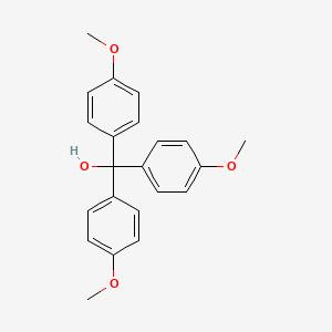 molecular formula C22H22O4 B1582487 三(4-甲氧基苯基)甲醇 CAS No. 3010-81-9