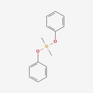 molecular formula C14H16O2Si B1582494 Dimethyldiphenoxysilane CAS No. 3440-02-6