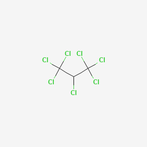 molecular formula C3HCl7 B1582496 1,1,1,2,3,3,3-七氯丙烷 CAS No. 3849-33-0