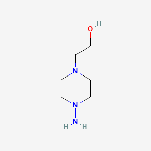 molecular formula C6H15N3O B1582498 1-Amino-4-(2-hydroxyethyl)piperazine CAS No. 3973-70-4