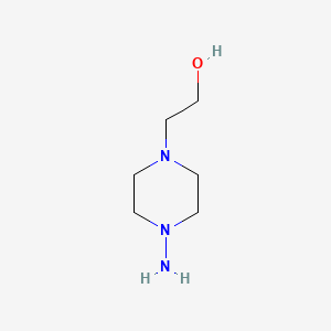 molecular formula C6H15N3O B1582498 2-(4-Aminopiperazin-1-yl)ethanol CAS No. 3973-70-4
