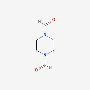 molecular formula C6H10N2O2 B1582499 1,4-Piperazinedicarboxaldehyde CAS No. 4164-39-0