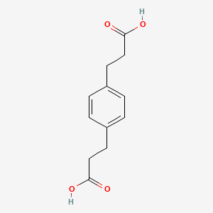 molecular formula C12H14O4 B1582500 3,3'-(p-Phenylene)dipropionic acid CAS No. 4251-21-2