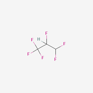 molecular formula C3H2F6 B1582507 1,1,1,2,3,3-Hexafluoropropane CAS No. 431-63-0