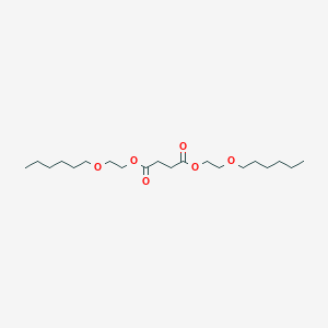 molecular formula C20H38O6 B158251 Bis(2-hexoxyethyl) butanedioate CAS No. 10058-20-5