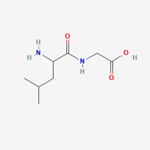 molecular formula C8H16N2O3 B1582510 DL-亮氨酰甘氨酸 CAS No. 615-82-7