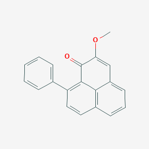 molecular formula C20H14O2 B158252 Methoxyanigorufone CAS No. 56252-05-2