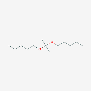molecular formula C13H28O2 B158254 2,2-Bis(pentyloxy)propane CAS No. 10076-57-0
