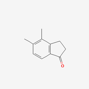 molecular formula C11H12O B1582543 4,5-Dimethyl-2,3-dihydro-1h-inden-1-one CAS No. 37678-61-8