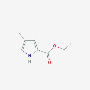 molecular formula C8H11NO2 B1582547 ethyl 4-methyl-1H-pyrrole-2-carboxylate CAS No. 40611-85-6