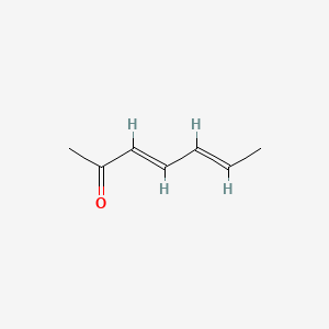 molecular formula C7H10O B1582548 2,4-庚二烯-6-酮 CAS No. 3916-64-1