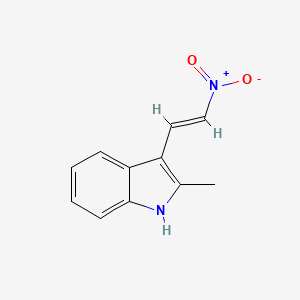 molecular formula C11H10N2O2 B1582550 (E)-2-methyl-3-(2-nitrovinyl)-1H-indole CAS No. 2826-91-7