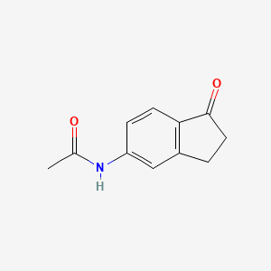 molecular formula C11H11NO2 B1582557 N-(1-Oxo-2,3-dihydro-1H-inden-5-yl)acetamide CAS No. 58161-35-6