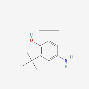 molecular formula C14H23NO B1582558 4-氨基-2,6-二叔丁基苯酚 CAS No. 950-58-3