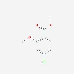 molecular formula C9H9ClO3 B1582561 Methyl 4-chloro-2-methoxybenzoate CAS No. 78955-90-5