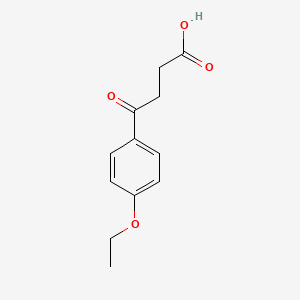 molecular formula C12H14O4 B1582563 4-(4-乙氧基苯基)-4-氧代丁酸 CAS No. 53623-37-3