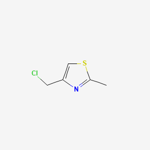 molecular formula C5H6ClNS B1582564 4-(chloromethyl)-2-methyl-1,3-thiazole CAS No. 39238-07-8