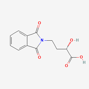 molecular formula C12H11NO5 B1582568 (S)-(+)-2-Hydroxy-4-phthalimidobutyric Acid CAS No. 48172-10-7