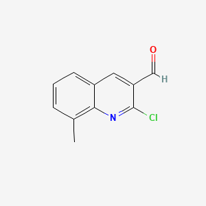 molecular formula C11H8ClNO B1582571 2-氯-8-甲基喹啉-3-甲醛 CAS No. 73568-26-0