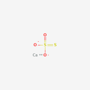 molecular formula CaO3S2 B158258 Calcium thiosulfate CAS No. 10124-41-1