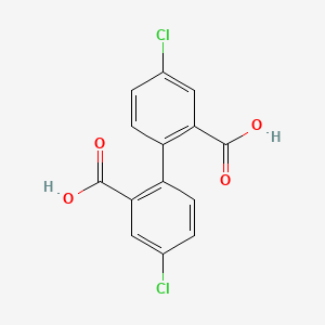 molecular formula C14H8Cl2O4 B1582582 4,4'-Dichlorodiphenic acid CAS No. 54389-65-0