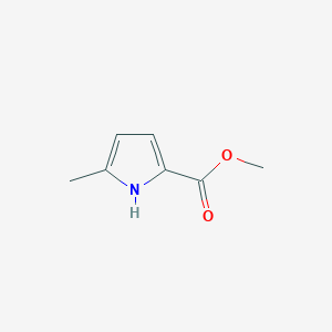 molecular formula C7H9NO2 B1582583 methyl 5-methyl-1H-pyrrole-2-carboxylate CAS No. 1194-97-4