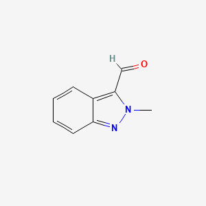 molecular formula C9H8N2O B1582592 2-methyl-2H-indazole-3-carbaldehyde CAS No. 34252-54-5