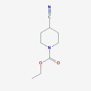 molecular formula C9H14N2O2 B015826 Ethyl 4-cyanopiperidine-1-carboxylate CAS No. 182808-28-2