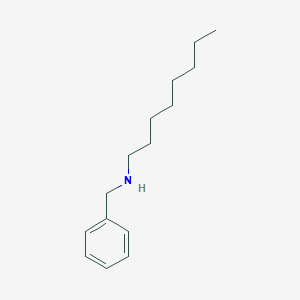 molecular formula C15H25N B158260 Benzylamine, N-octyl- CAS No. 1667-16-9