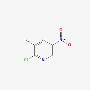 molecular formula C6H5ClN2O2 B1582605 2-Chloro-3-methyl-5-nitropyridine CAS No. 22280-56-4