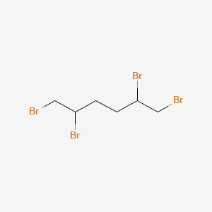 molecular formula C6H10Br4 B1582624 1,2,5,6-Tetrabromohexane CAS No. 58443-86-0