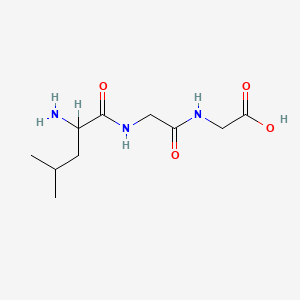molecular formula C10H19N3O4 B1582636 DL-亮氨酰甘氨酰甘氨酸 CAS No. 4337-37-5