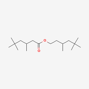 molecular formula C18H36O2 B1582650 3,5,5-Trimethylhexyl 3,5,5-trimethylhexanoate CAS No. 42131-25-9