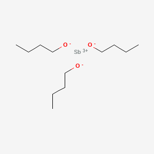 molecular formula C12H27O3S B1582651 1-Butanol, antimony(3+) salt CAS No. 2155-74-0