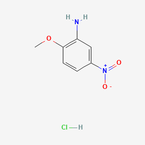 molecular formula C7H9ClN2O3 B1582662 2-Methoxy-5-nitroaniline hydrochloride CAS No. 67827-72-9