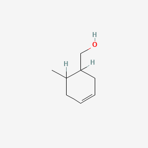 molecular formula C8H14O B1582673 3-Cyclohexene-1-methanol, 6-methyl- CAS No. 5259-31-4