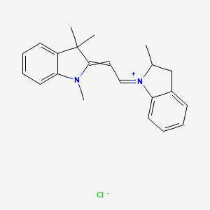 molecular formula C22H25ClN2 B1582674 Basic yellow 21 (C.I. 48060) CAS No. 6359-50-8