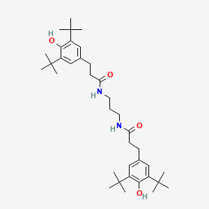molecular formula C37H58N2O4 B1582675 N,N'-丙烷-1,3-二基双[3-(3,5-二叔丁基-4-羟基苯基)丙酰胺] CAS No. 69851-61-2