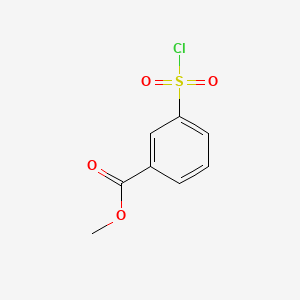 molecular formula C8H7ClO4S B1582680 Methyl 3-(chlorosulfonyl)benzoate CAS No. 63555-50-0
