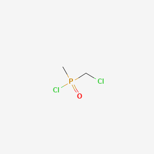 molecular formula C2H5Cl2OP B1582688 Phosphinic chloride, (chloromethyl)methyl- CAS No. 26350-26-5